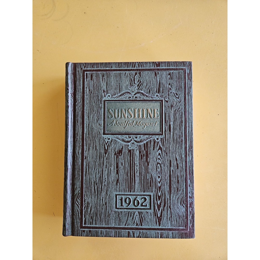 1962 Sunshine - A Soulful Magazine Hardcover Book 12 issues book Henry Henrichs